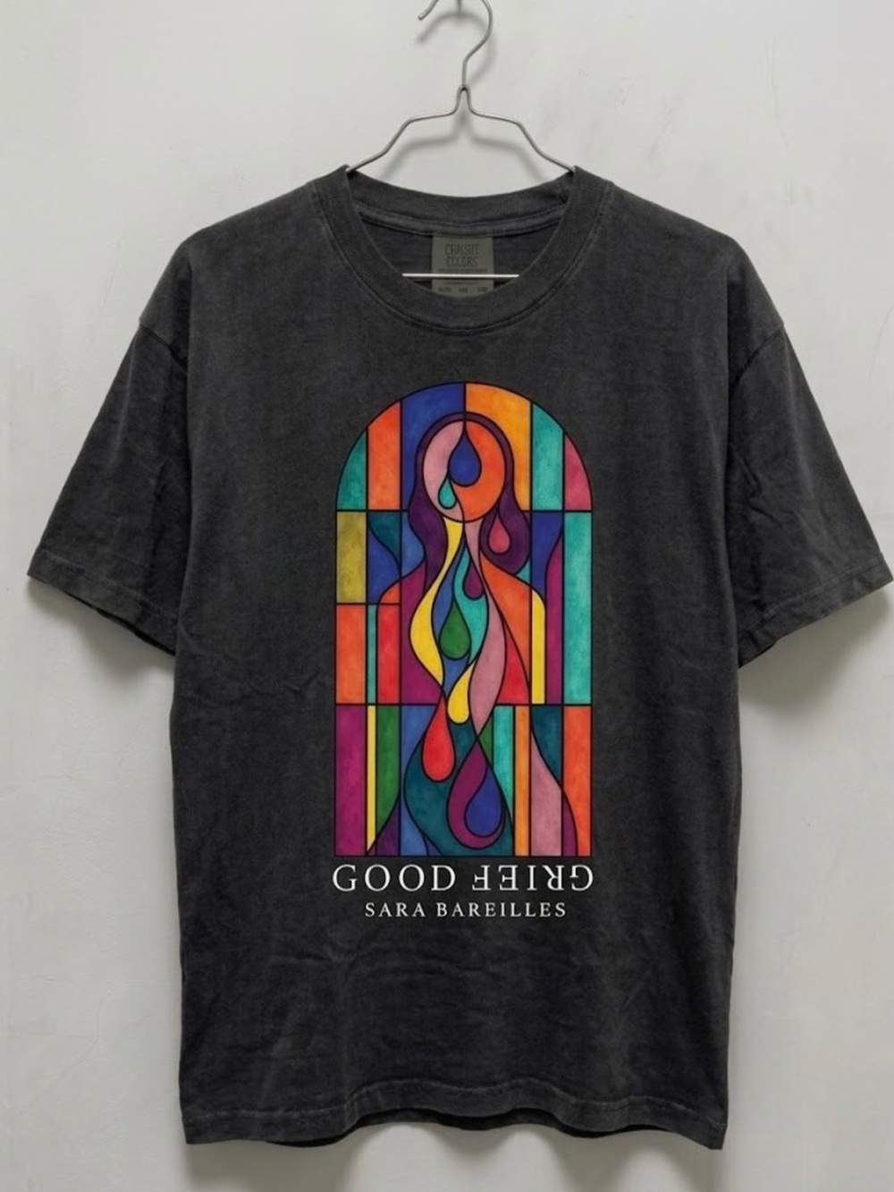 Sara Bareilles Good Grief Stained Glass Comfort Colors T-shirt